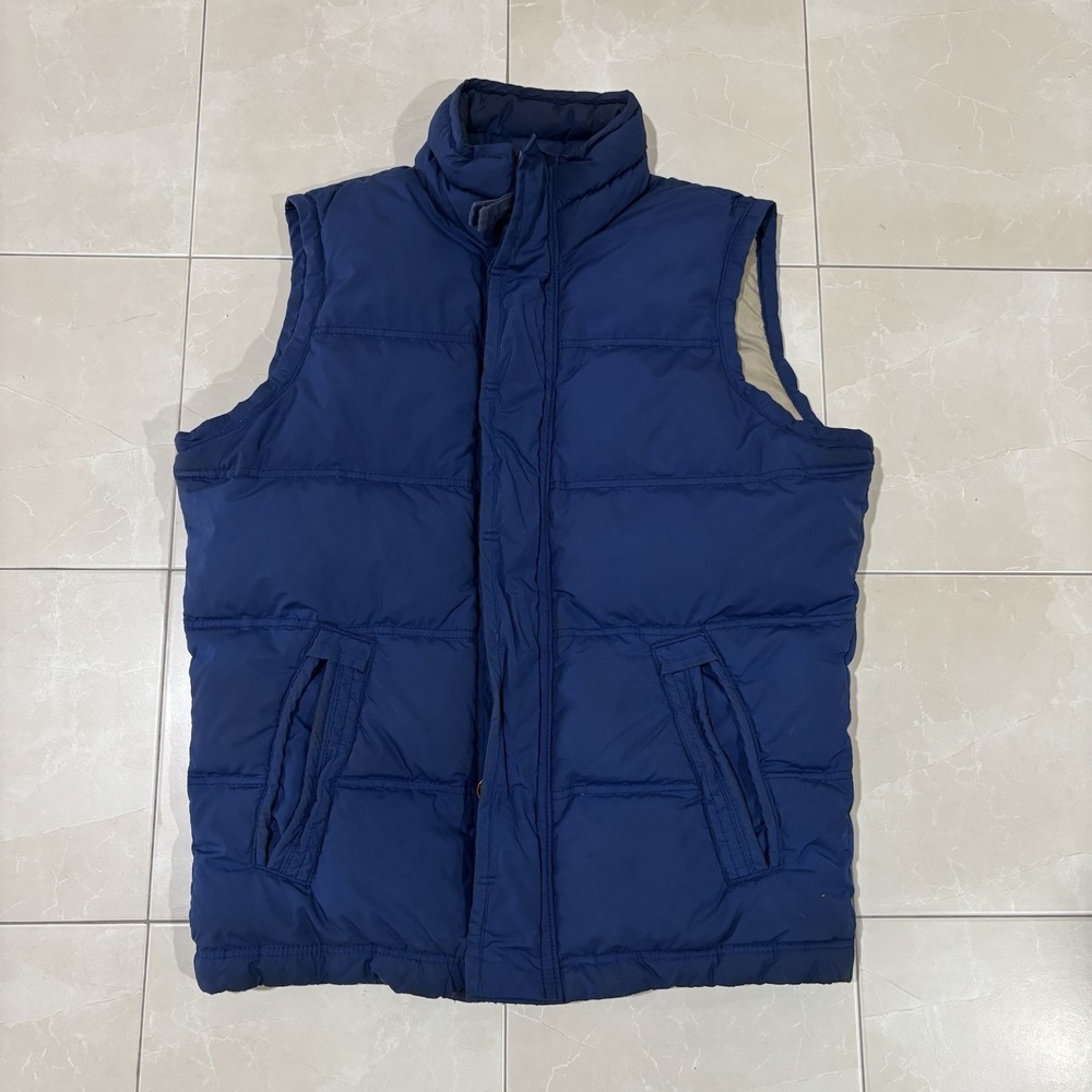 Abercrombie Fitch Summit Rock Puffer Vest Men's XL Vintage Y2K Down Filled